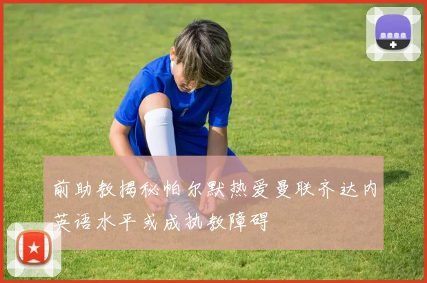 前助教揭秘帕尔默热爱曼联齐达内英语水平或成执教障碍